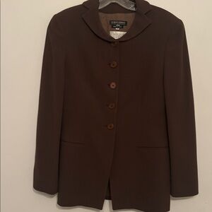 Giorgio Armani, Bergdoff Goodman. Slight mark on upper right side of Blazer.